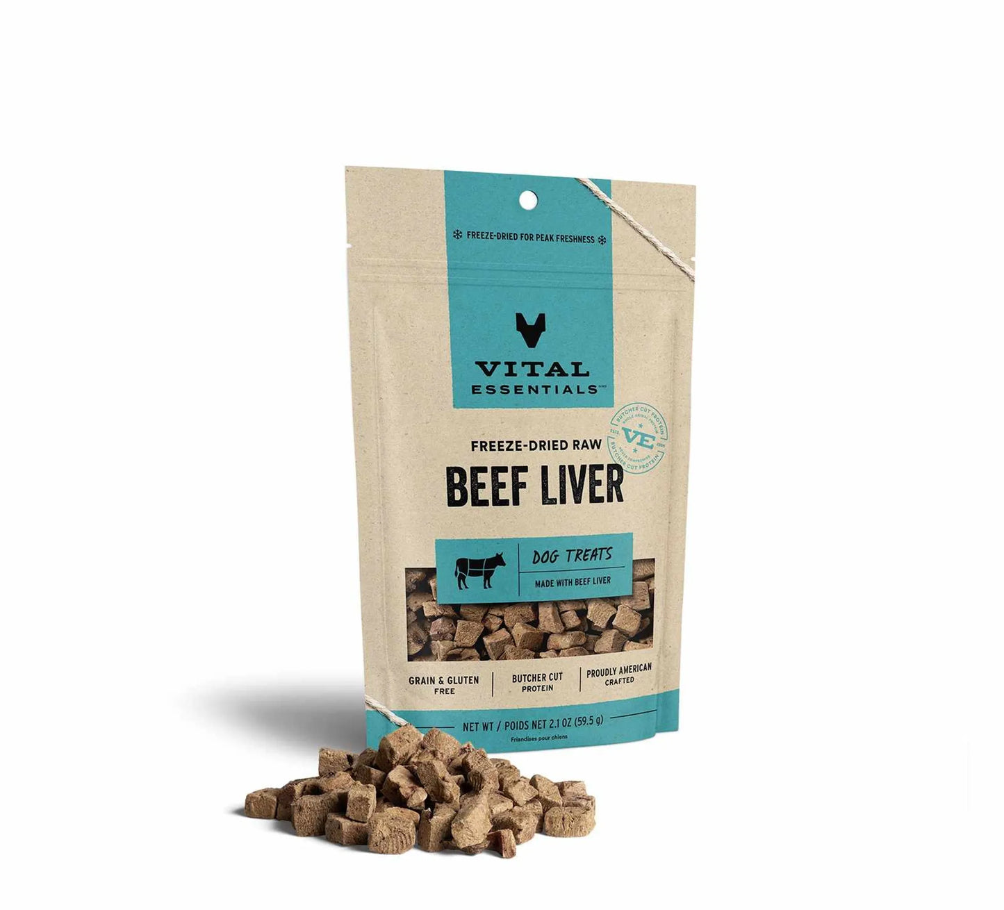 Freeze-Dried Beef Liver Dog Treats, 2.1 oz